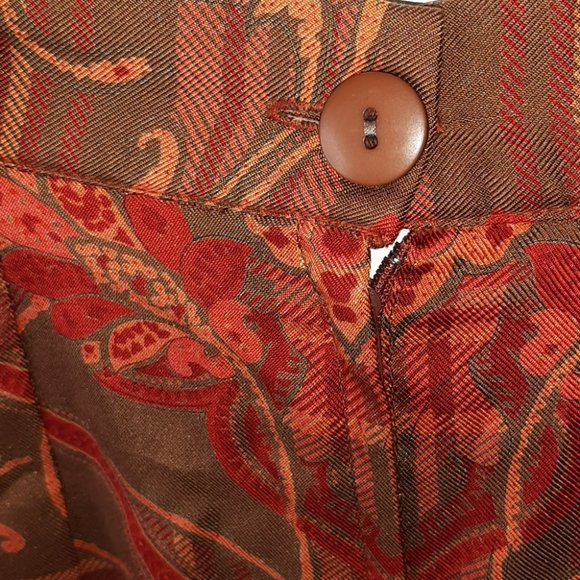 Alfred Sung Vintage 100% silk skirt - Picture 3 of 4